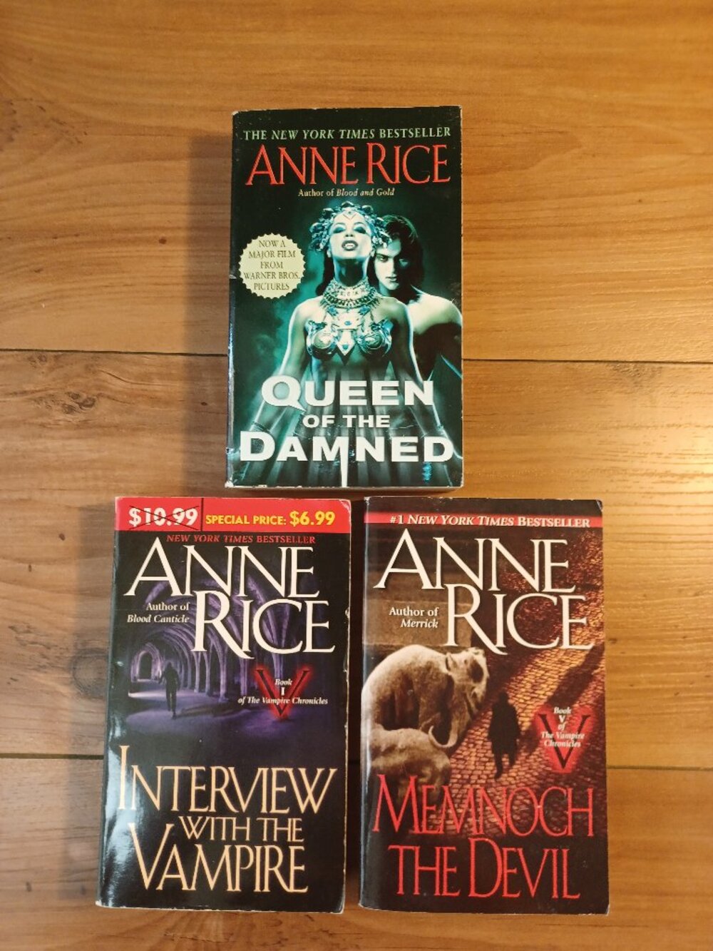 Vampire Chronicles Ser: Mamnoch The Devil Set Of 3 By Anna Rice